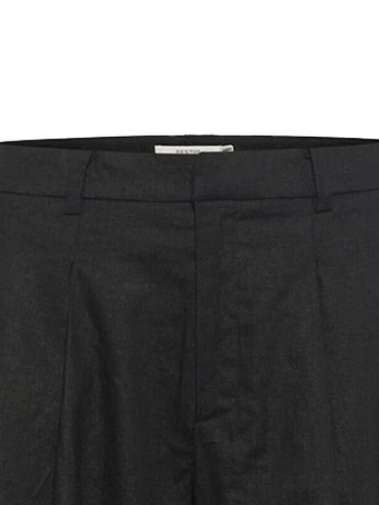 Women's Linen Shorts Black