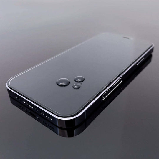 Wozinsky Vollkleber Vollflächig gehärtetes Glas 2Stück Schwarz (iPhone 15 Pro Max)