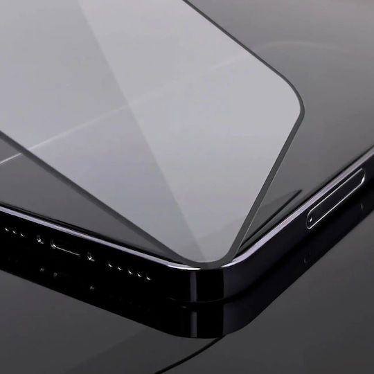 Wozinsky Vollkleber Vollflächig gehärtetes Glas 2Stück Schwarz (iPhone 15)
