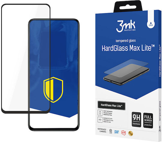3MK HardGlass Max Lite Закалено стъкло за цялото лице Черен (Poco X4 Pro)