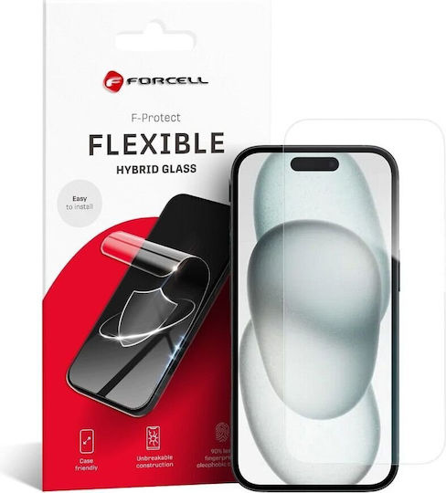 Forcell Flexible Nano Glass Tempered Glass (iPhone 15)