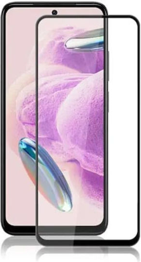 Nuon 3D Пълно лепило Закалено стъкло за цялото лице Черен (Xiaomi Redmi Note 12S)