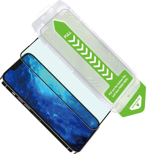Wozinsky 0.62mm Vollflächig gehärtetes Glas Schwarz (iPhone 15 Pro)