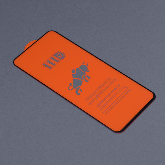 Techsuit 111D Пълно лепило Закалено стъкло за цялото лице Черен (OnePlus Nord CE 2 Lite - OnePlus Nord CE 2 Лайт)