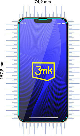 3MK Flexible 0.3mm Ceramic Tempered Glass (iPhone 14 Plus / 13 Pro Max)