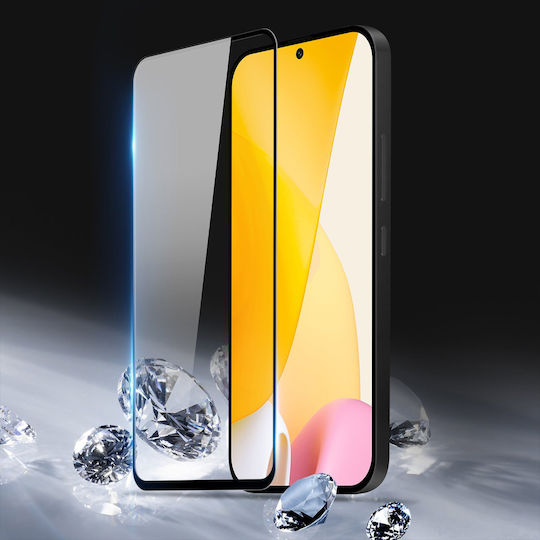 Dux Ducis 0.33мм Пълно лепило Закалено стъкло за цялото лице Черен (Xiaomi 12 Lite)