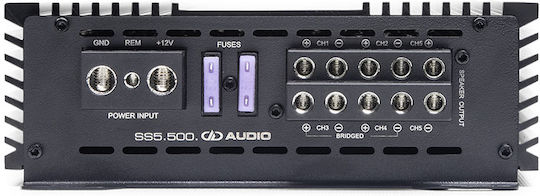 DD Audio Αυτός είναι ο Ενισχυτής Αυτοκινήτου 6 Kanäle (Κλάση D)