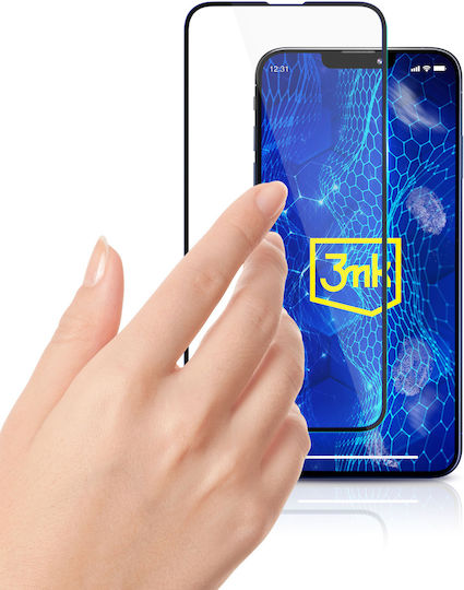 3MK HardGlass Max Lite Vollflächig gehärtetes Glas Schwarz (Xiaomi Redmi A1, Redmi A1 Plus)