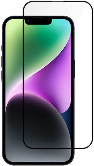 Glass 5D Full Face Tempered Glass Μαύρο (iPhone 15 Pro Max)