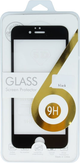 5D Vollkleber Vollflächig gehärtetes Glas Schwarz (Nokia G11, G21)