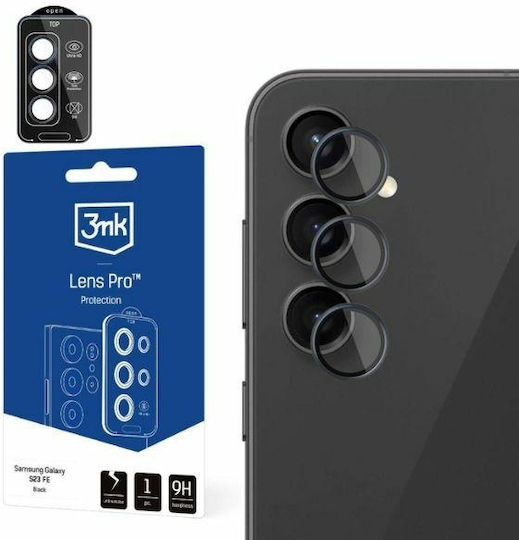 3MK Lens Protection Pro Black Закалено стъкло Черен (Galaxy S23)