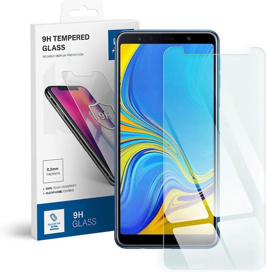 Blue Star Закалено стъкло (Galaxy A7 2018)