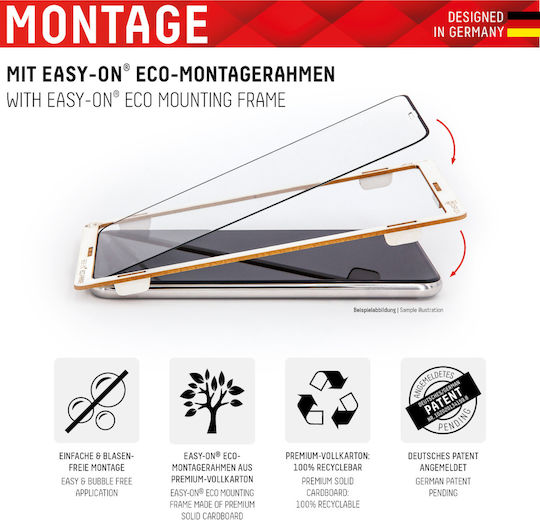 Displex Real 3D Full Face Tempered Glass Μαύρο (Galaxy S20)