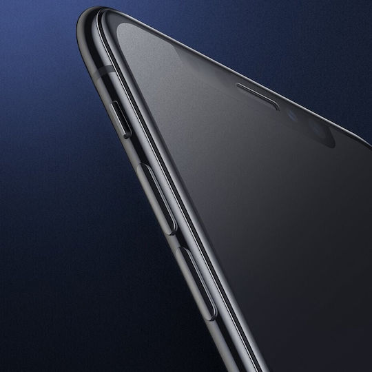 Baseus 3D Cover Mat Full Face Tempered Glass (iPhone XS Max)