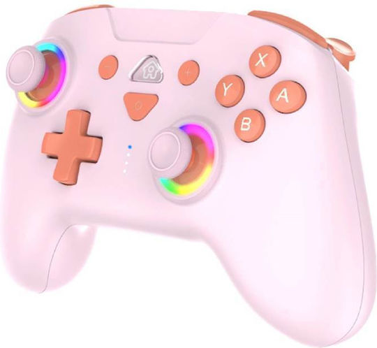 Subsonic Led Ασύρματο Gamepad για Switch Ροζ