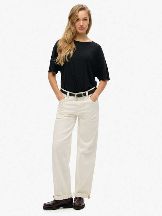 'studios Γυναικείο Oversized T-shirt Μαύρο