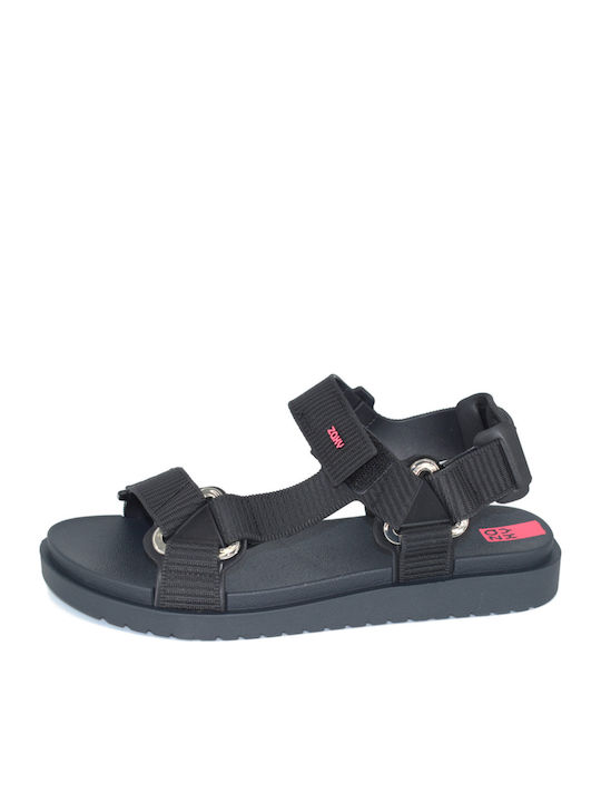 Γυναικεία Ανατομικά Σανδάλια Sporty Μαύρα
