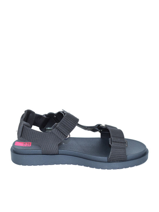 Γυναικεία Ανατομικά Σανδάλια Sporty Μαύρα