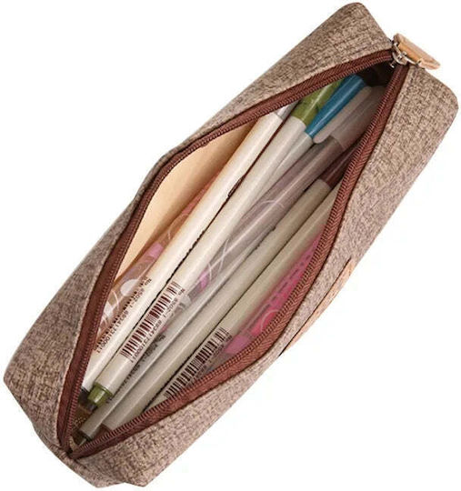 Starrydrip Pencil Case Brown