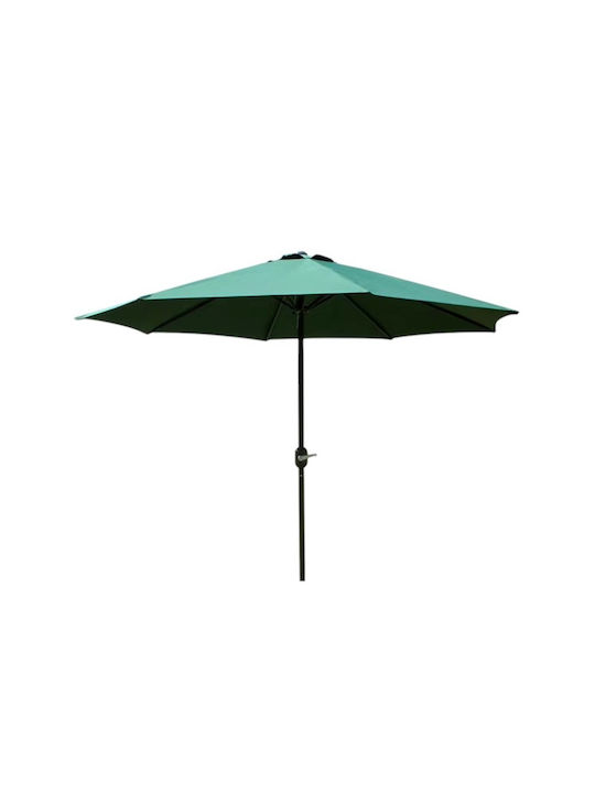 Umbrelă Pătrată Din Aluminiu Verde 1.4x1.4m