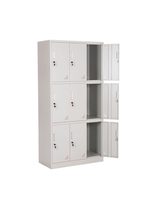 Φοριαμός Malmoe Μεταλλικός 90x40x185εκ.