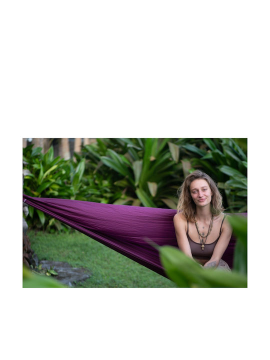 Ticket To The Moon Ticket Single Hammock Purple 320x155cm