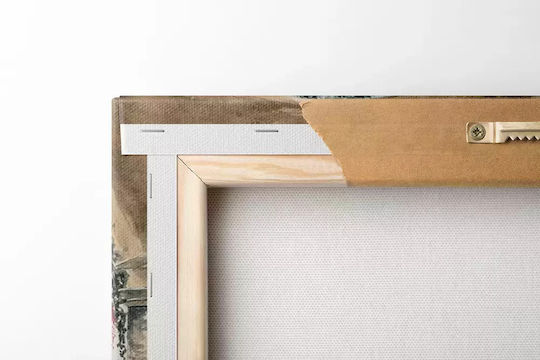 Πίνακας Καμβά Μπαλκόνι Θέα Στη Θάλασσα Knv2463 30cm X 40cm