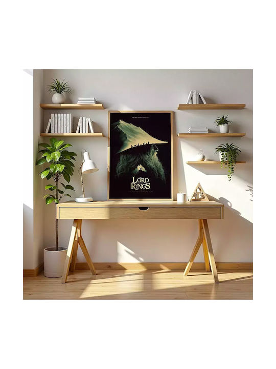 Poster Lord of the Rings Gandalf Mv144 21cm X 30cm White PVC Frame 18x24