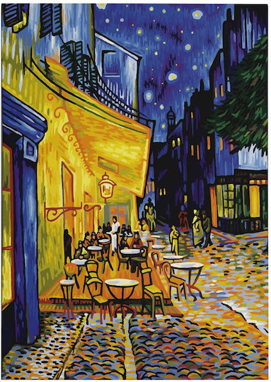 Wallity A-g Cafe Gemälde Replik von Van Gogh auf Segeltuch 70x100cm
