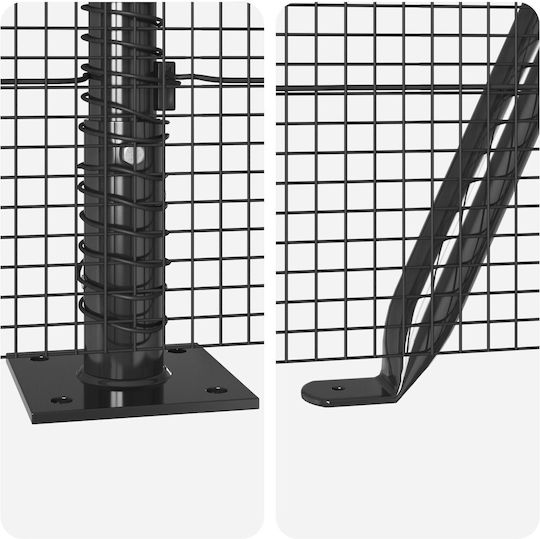 vidaXL Plasă de sârmă Module Gri 0.6x100m