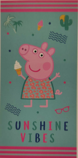 Stamion Sunshine Vibes Kids Beach Towel Peppa Pig 140x70cm