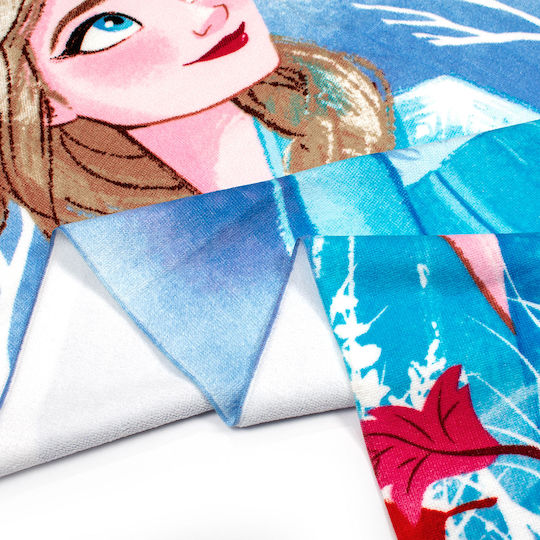Πετσέτα Θαλάσσης Quick Dry Disney Home Frozen 10 70x140 Ice Blue 100% Microfiber