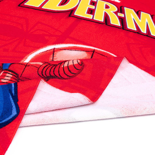 Dimcol Spider-man Kids Beach Towel Red Spiderman 140x70cm