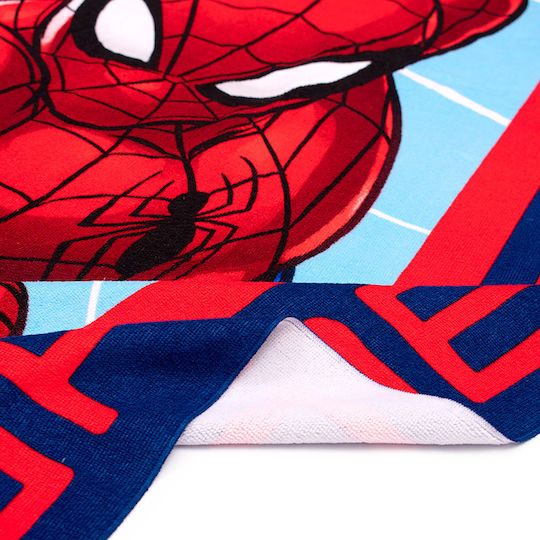 Dimcol Spider-man 41 Παιδική Πετσέτα Θαλάσσης Γαλάζια Spiderman 140x70εκ.