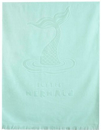 Nima Kids Πετσέτα Θαλάσσης 70x140 Little Mermaid Jacquard Τιρκουάζ
