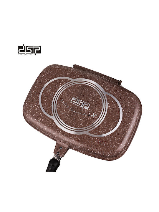 Double Grill made of Aluminum with Non-Stick Coating 20cm
