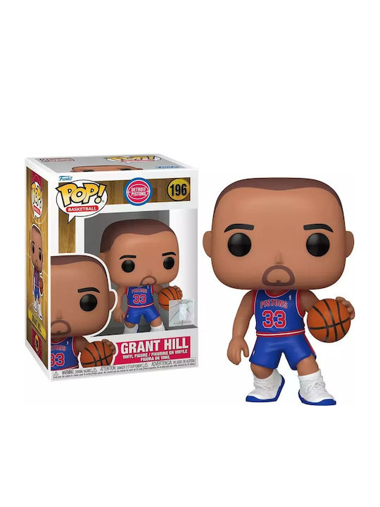Funko Pop Basketball Detroit Pistons Grant Hill #196 Vinyl Figure