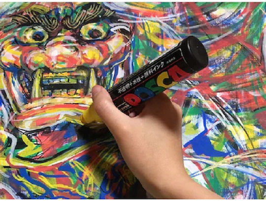 Uni-Ball Posca PC-17K Permanent Markers 15mm Multicolour 8pcs