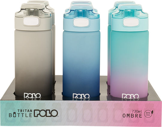 Polo Παιδικό Παγούρι Πλαστικό Tritan Ombre 730ml (Διάφορα Σχέδια/Χρώματα)
