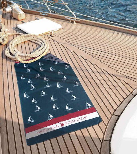 Greenwich Polo Club Microfiber Body Towel 280g/m² Blue 80x170cm
