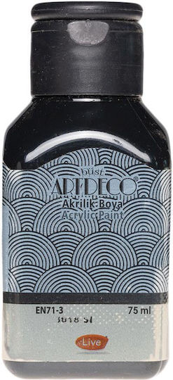 ArtDeco Сет акрилни бои за живопис Black 75мл 1бр