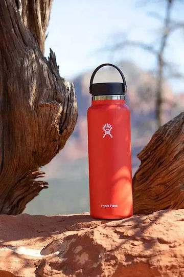 Hydro Flask Wide Flex Cap Thermos Bottle Stainless Steel BPA Free 1.2lt Surf