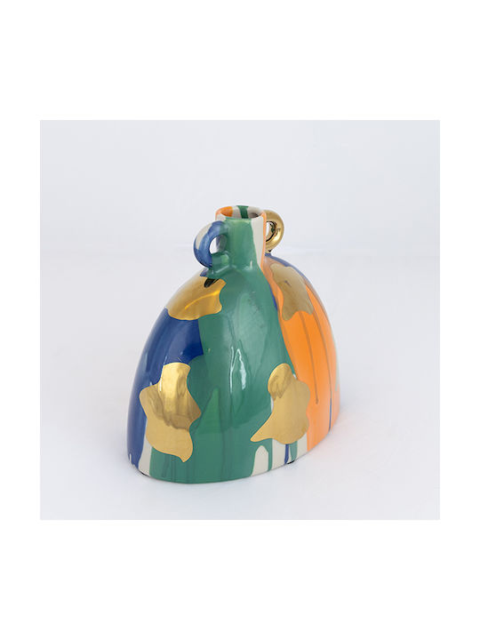 Vază Decorativă Ceramică Verde 20.7x14x21.5cm 1buc