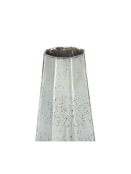 Artekko Διακοσμητικό Βάζο Silber Silver Silber 17.8x17.5x51cm 1Stück