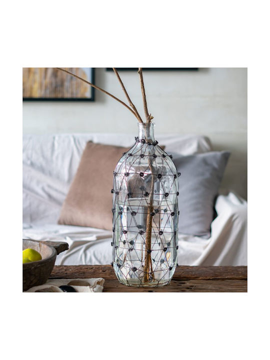 Artekko Διακοσμητικό Βάζο Glas Clear Transparent 18x46cm 1Stück