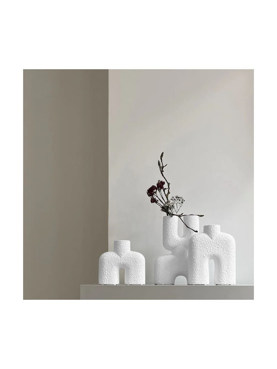 101 Copenhagen Decorative Vase White 22x6.5x28cm