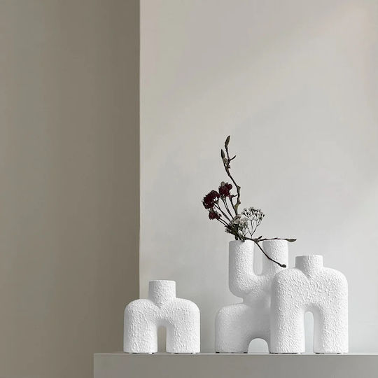 101 Copenhagen Decorative Vase White 22x6.5x28cm
