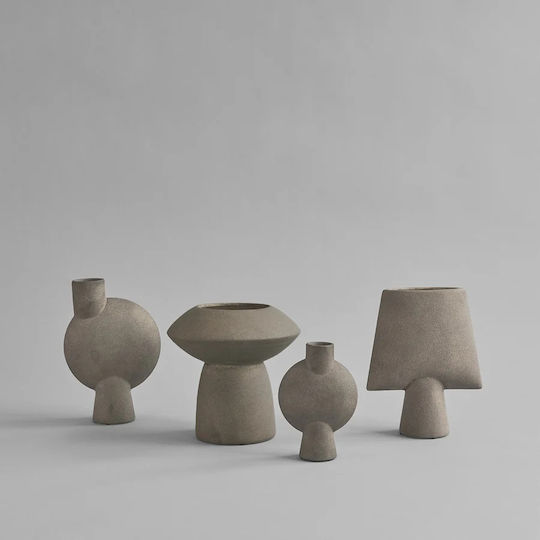 101 Copenhagen Διακοσμητικό Βάζο Κεραμικό Sphere Bubl Καφέ Φ18xΥ26cm
