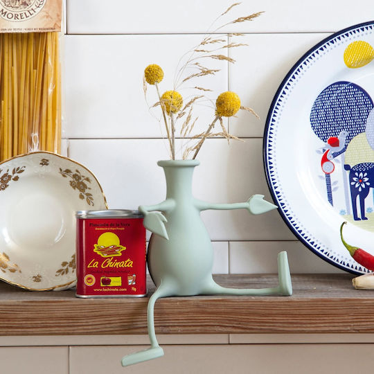 Peleg Design Διακοσμητικό Βάζο Kunststoff Florino Gray 1Stück