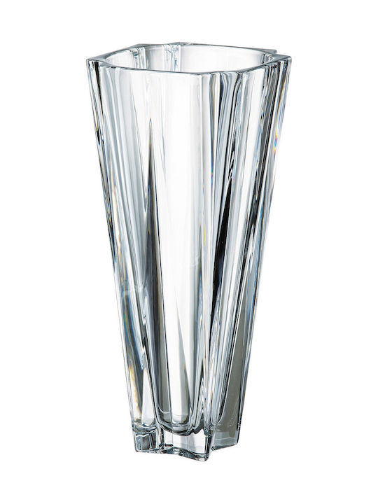 Bohemia Decorative Vase Metropolitan Transparent 13.2x13.2x30.5cm